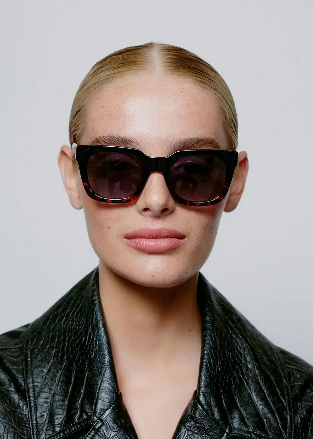 Nancy Sunglasses - Black Tortoise - Domino Style