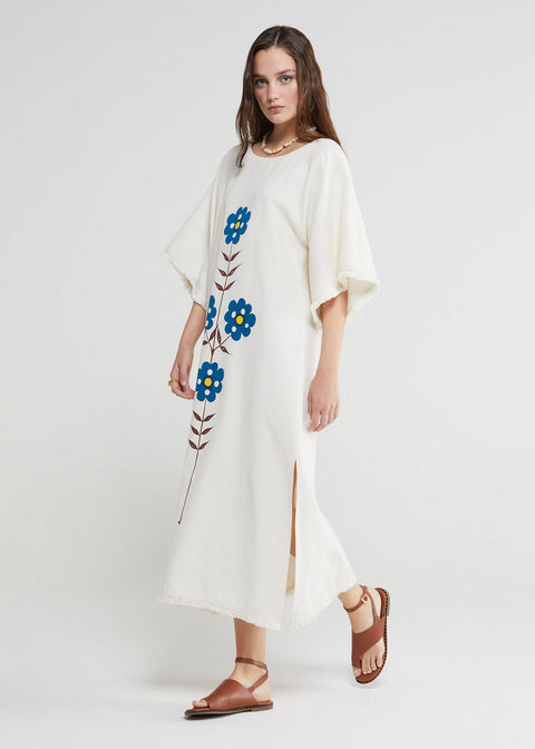 Cotton Kaftan Long Dress