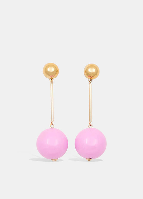 Falberta Earrings - Gold Pink