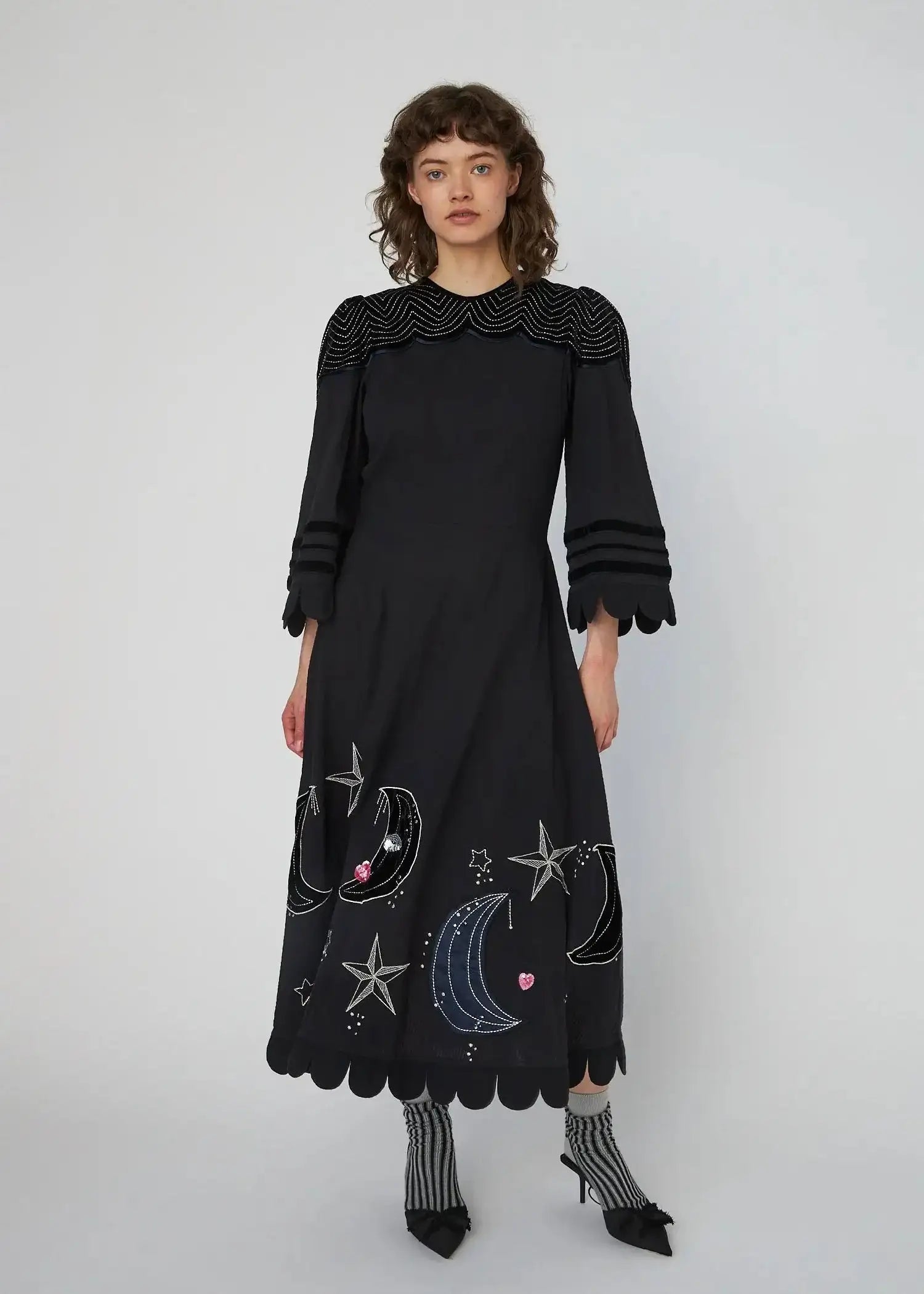 Stella Nova Moon and Stars Midi Dress 34 Stella Nova Moon and Stars Midi Dress 34