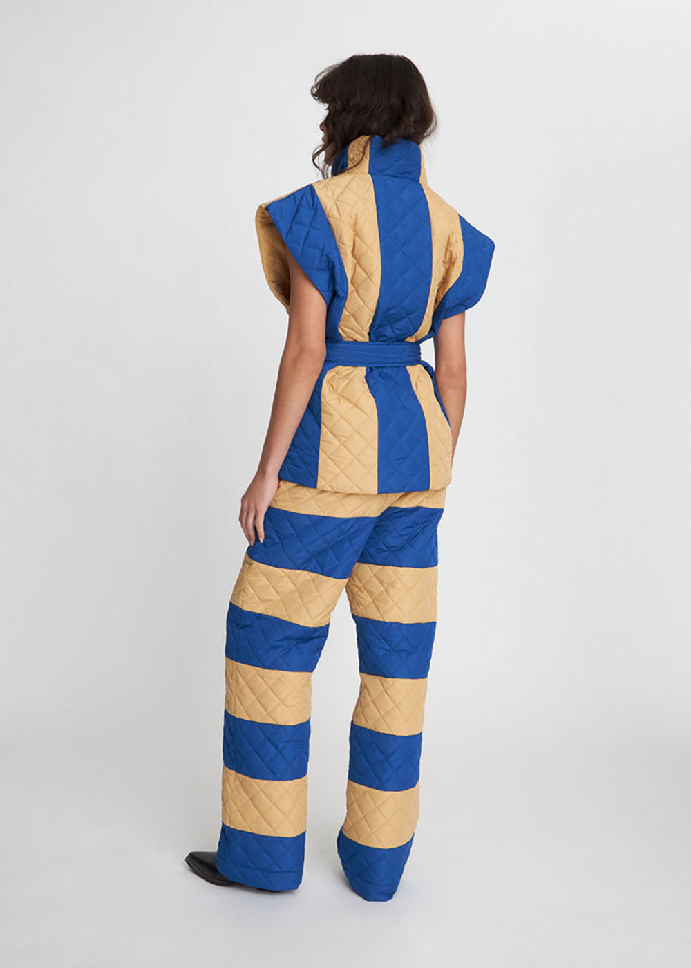 Quilted Vest - Domino Style