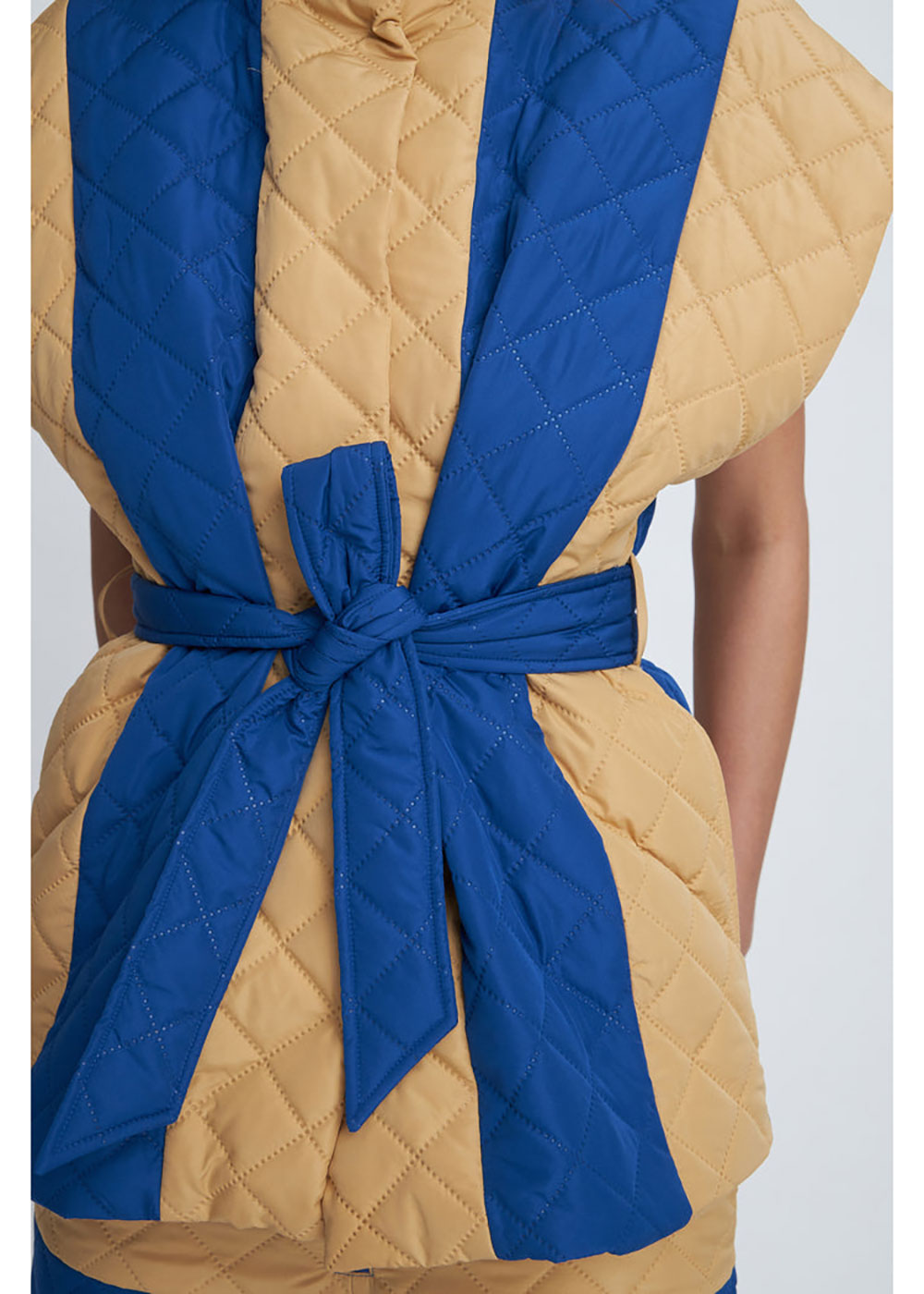 Quilted Vest - Domino Style