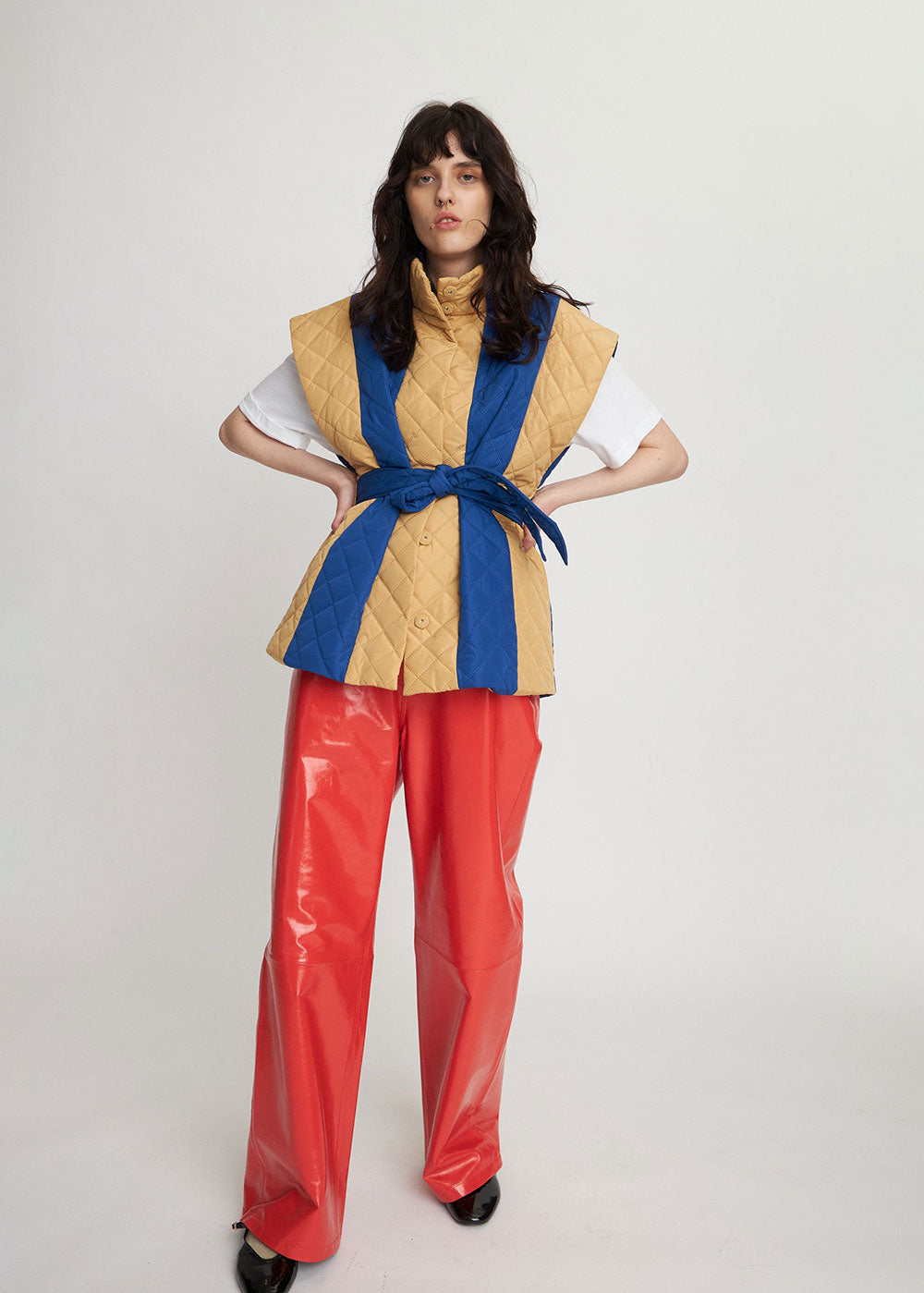 Quilted Vest - Domino Style