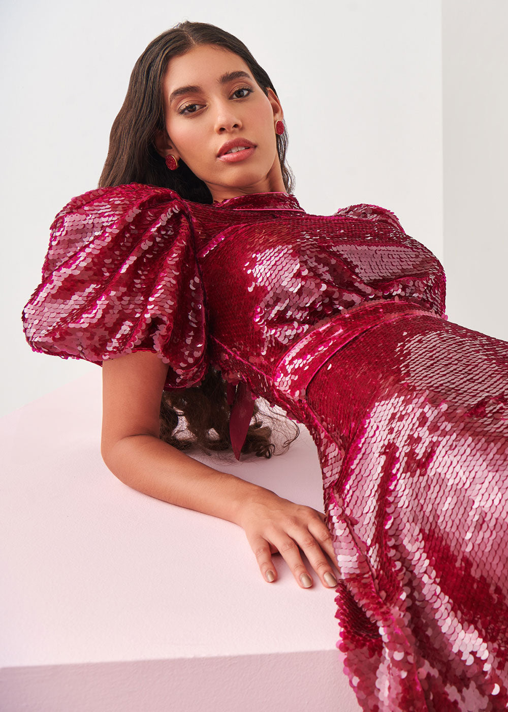 Seraph Dress - Cherry - Domino Style