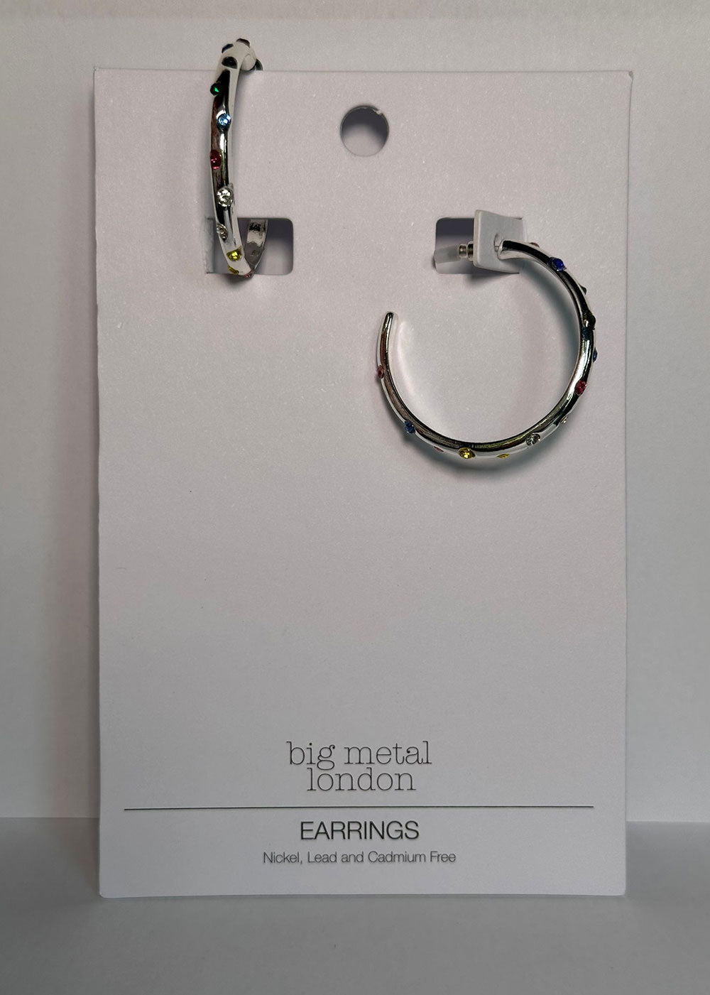 Ginette Rainbow Stone Earrings - Domino Style