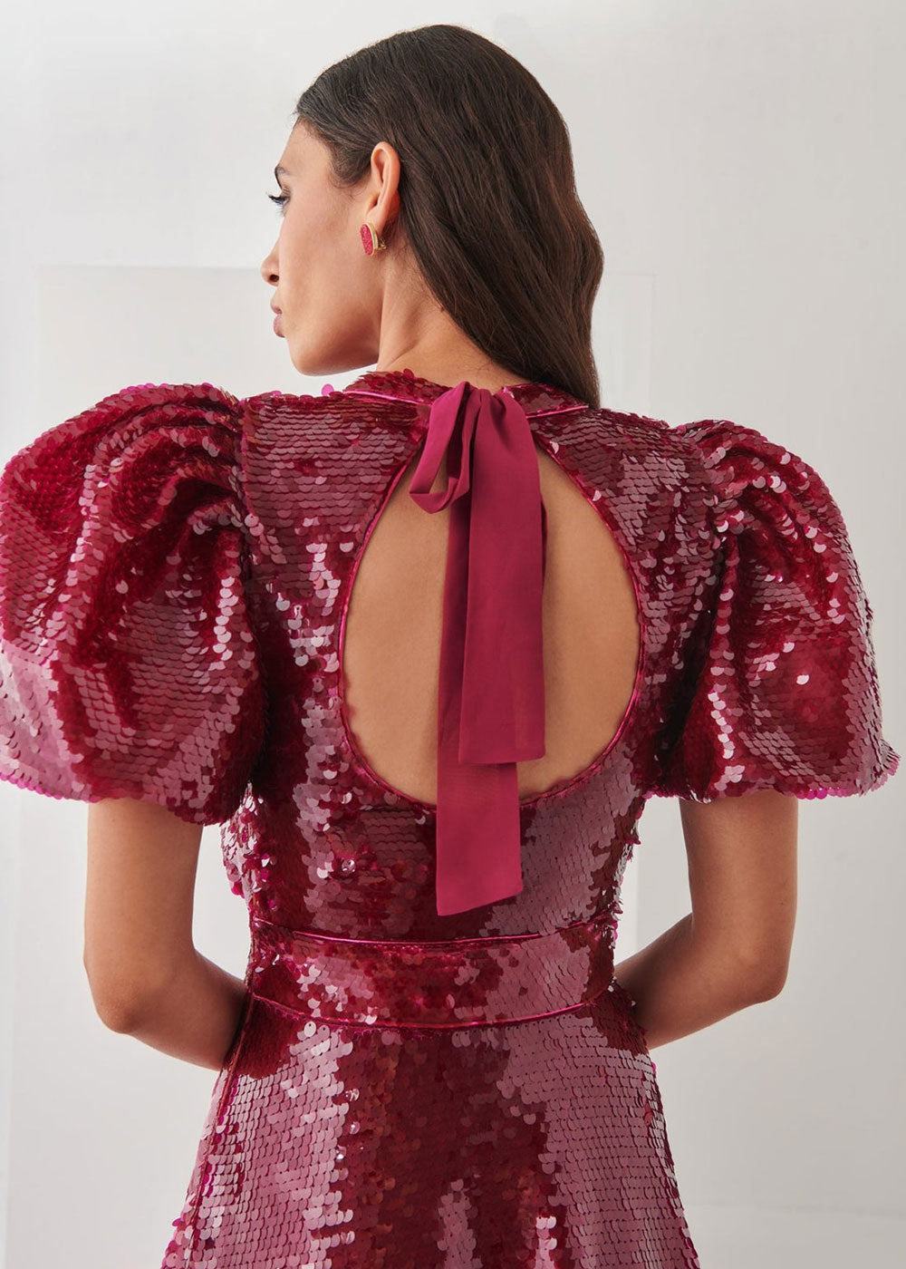 Seraph Dress - Cherry - Domino Style