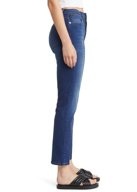 Le Super High Waist Straight Leg Jeans - Domino Style