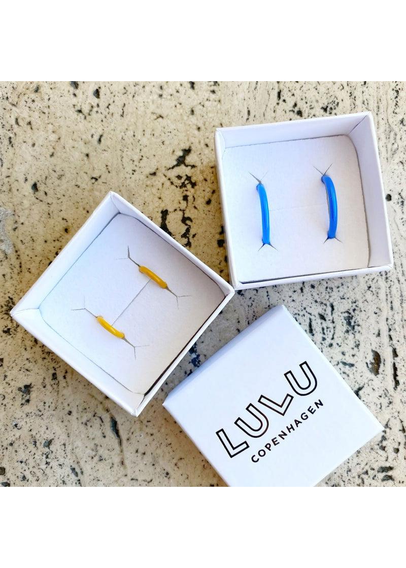 Colour Hoop Earring - Domino Style