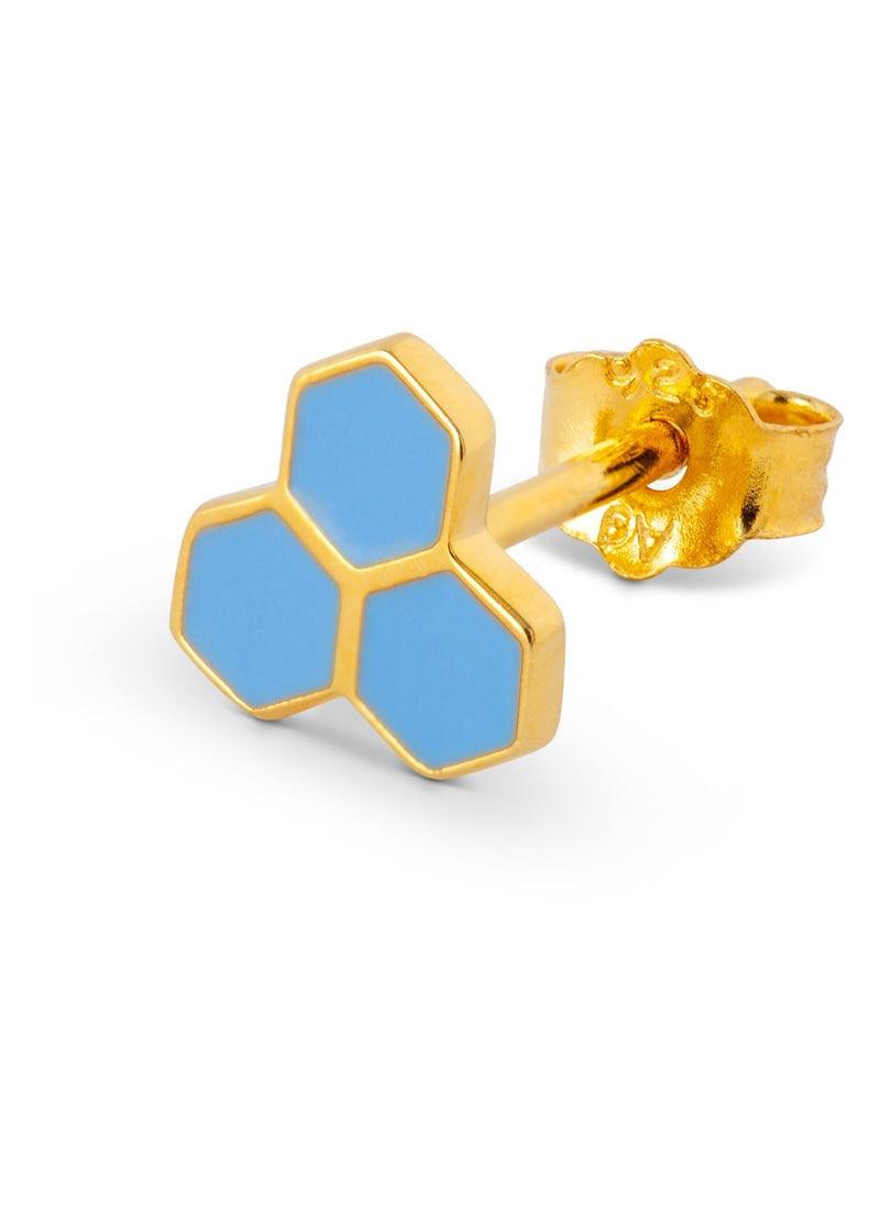 Honey Large Stud 1PCS - Domino Style