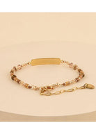 Evil Eye Gold Bracelet 10927 - Domino Style