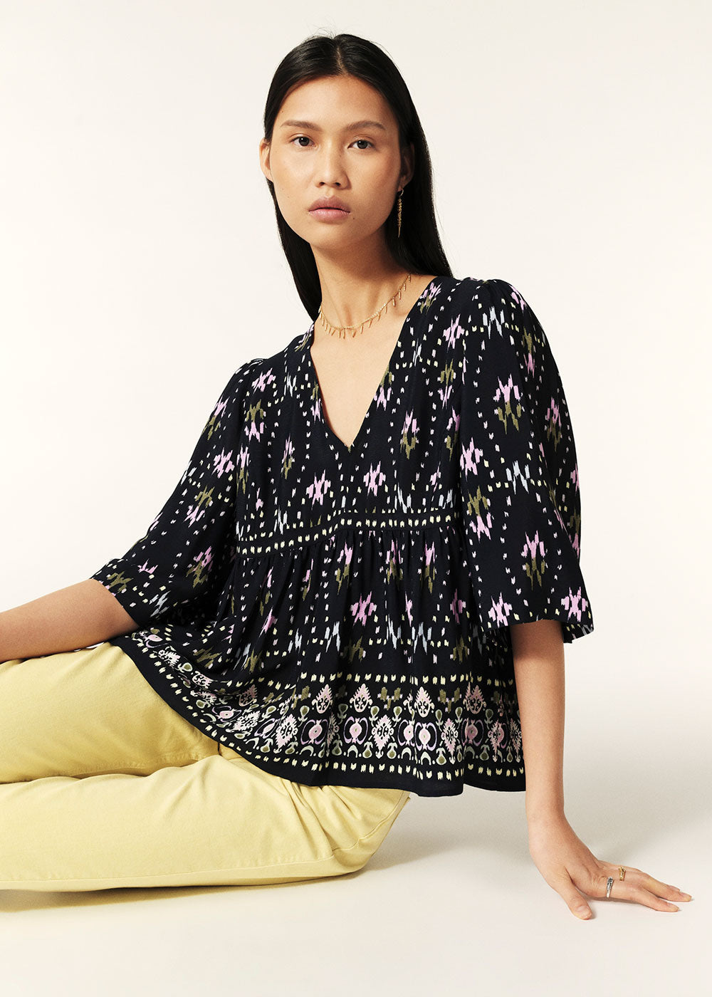 Narry Blouse - Domino Style