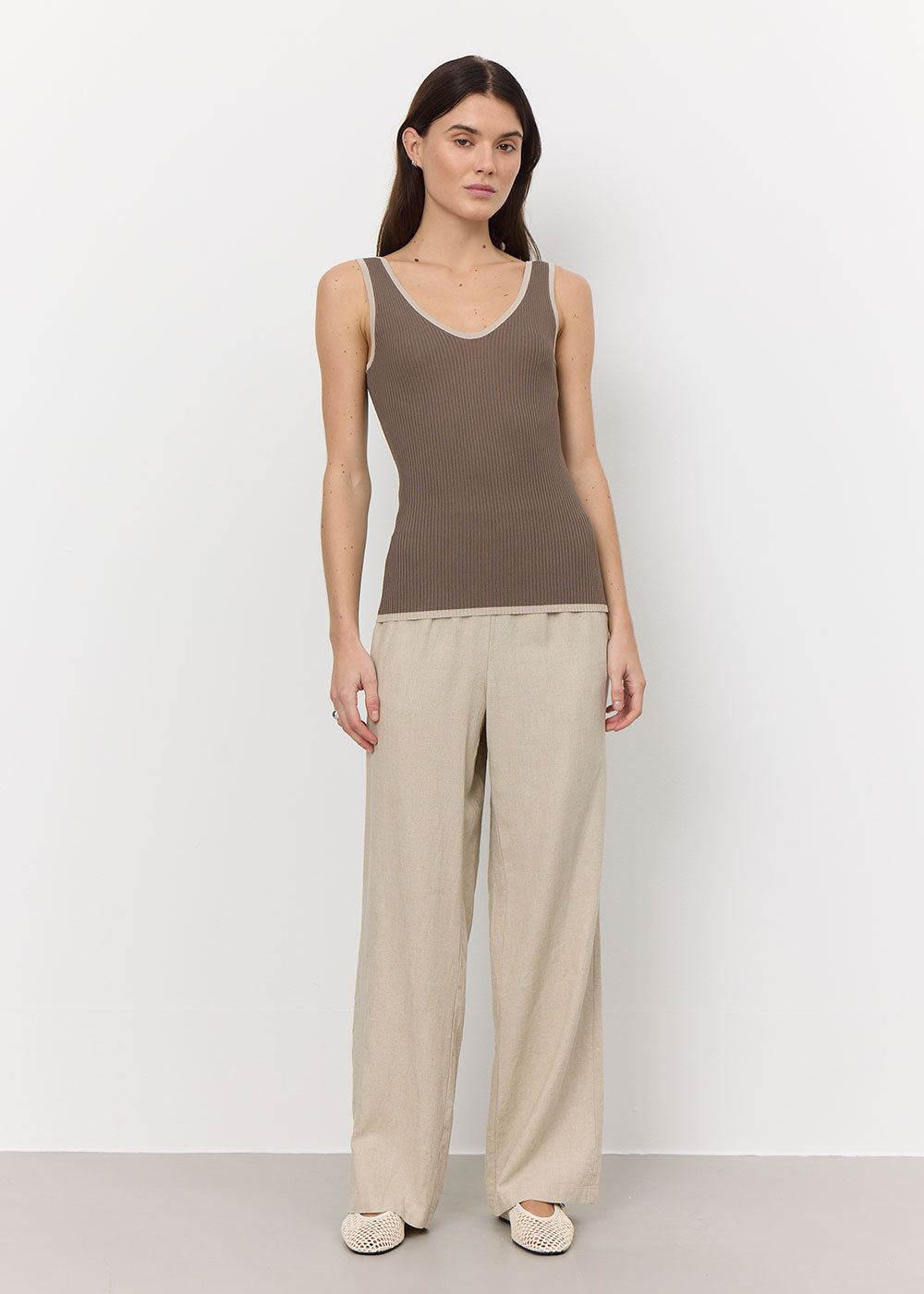 Nona Top - Brown - Domino Style