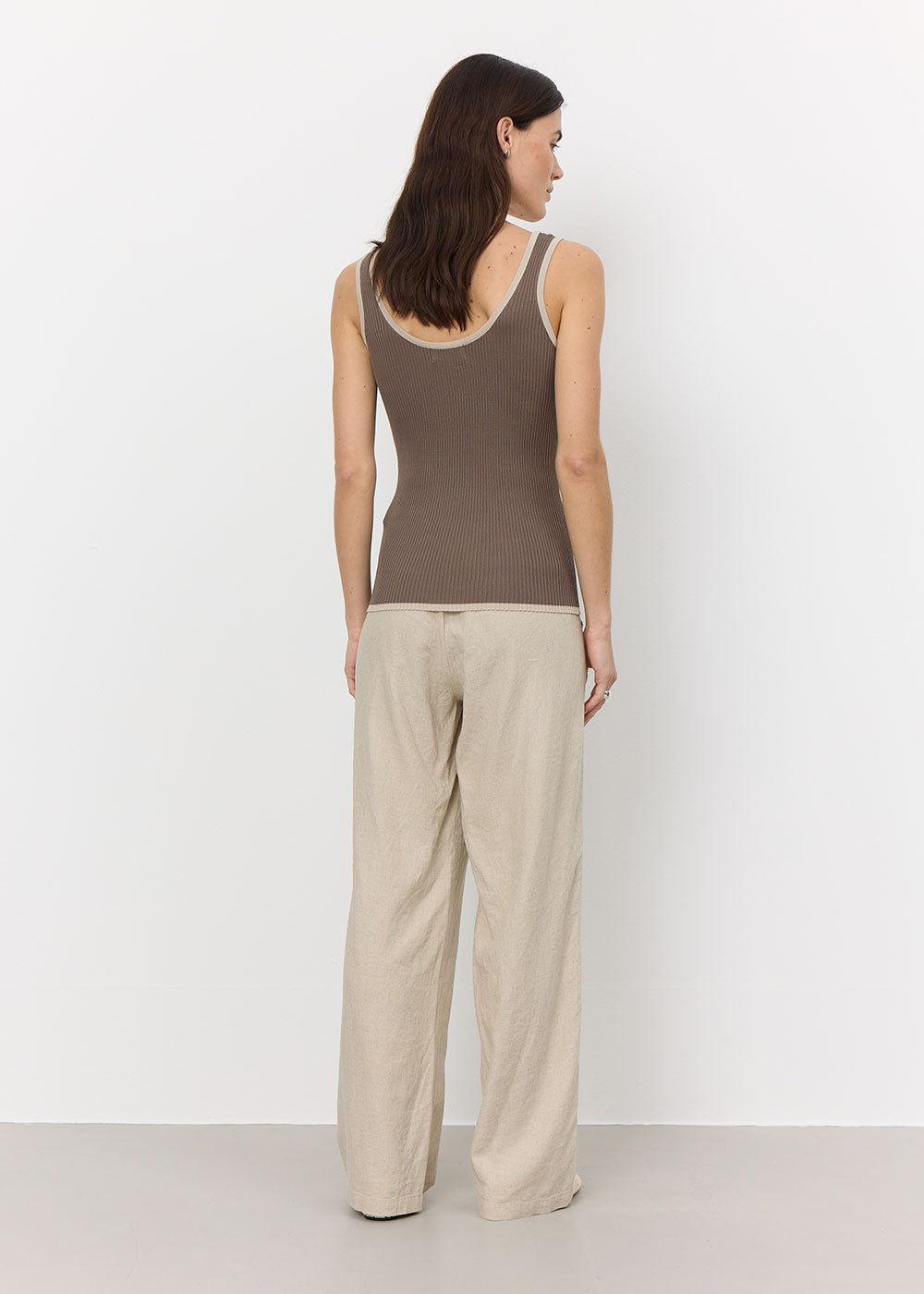 Nona Top - Brown - Domino Style