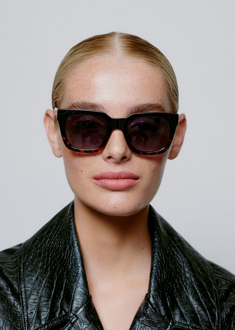 Nancy Sunglasses - Black Tortoise - Domino Style