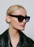 Nancy Sunglasses - Black Tortoise - Domino Style