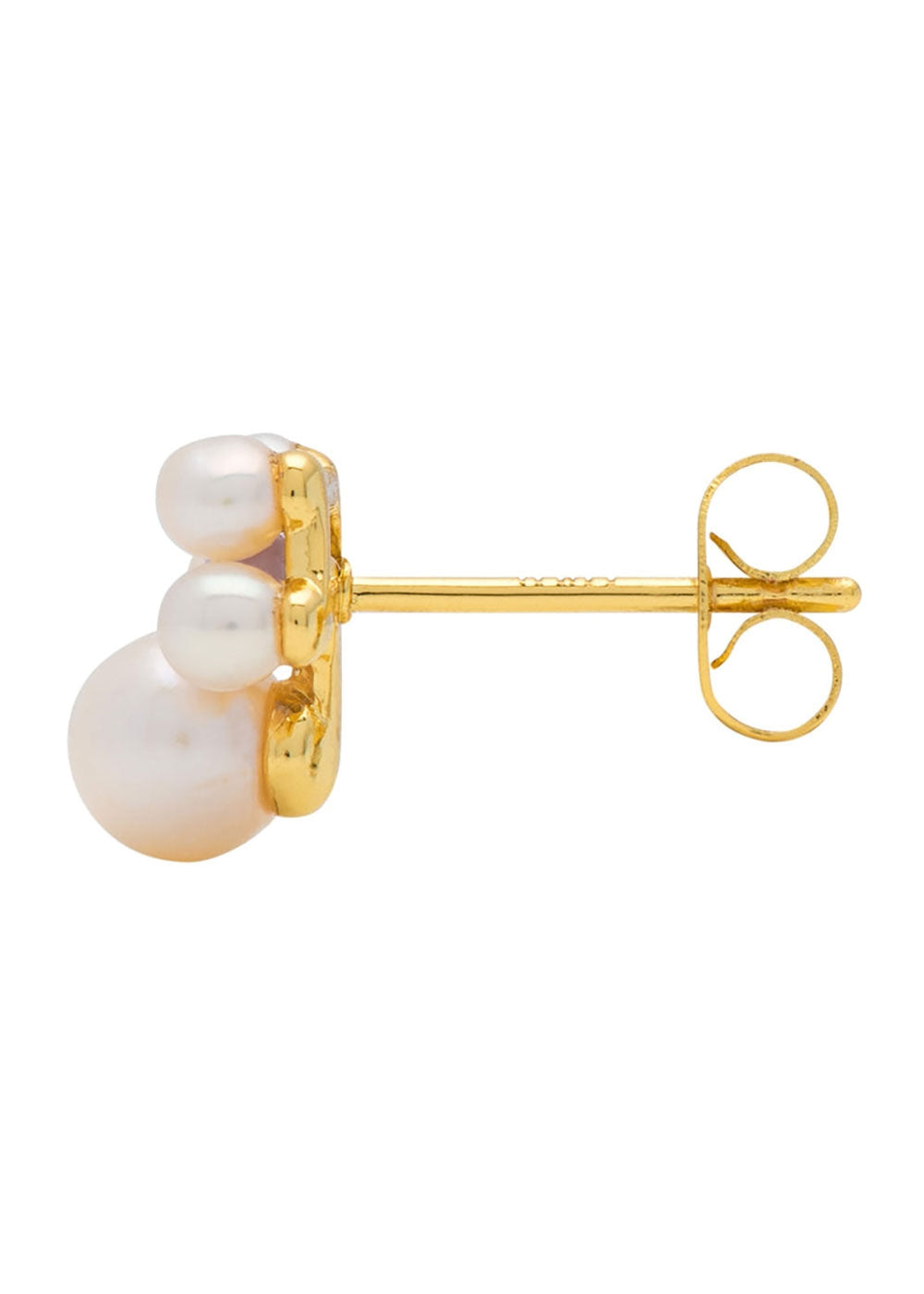 Bouquet Pearls 1 pcs gold plated - Domino Style