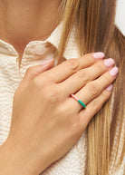 Double Color Ring - Domino Style