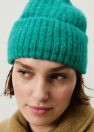 East Beanie - Duck Blue - Domino Style