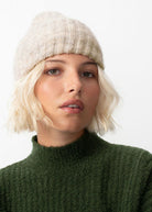 East Beanie - Powder Snow - Domino Style