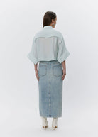 Eleanor Refined Rayon Shirt - Domino Style