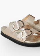 Galia Vegan Sandals - Platinum - Domino Style