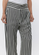 Gabin Striped Viscose Trousers - Domino Style