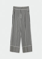 Gabin Striped Viscose Trousers - Domino Style