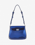 Mila Bag - Metallic Blue - Domino Style