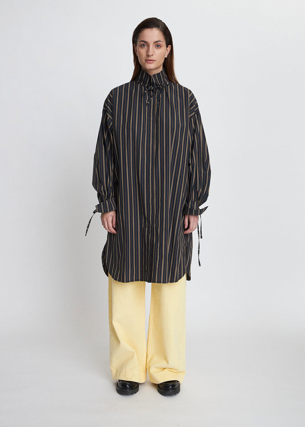 High Neck Shirt Dress 8