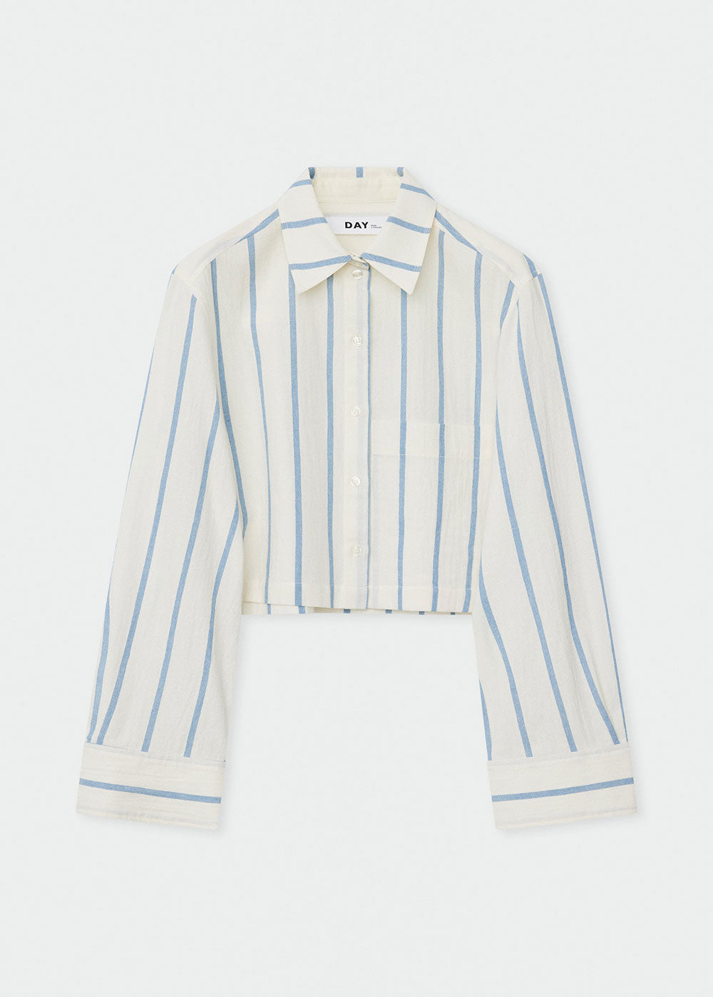 Issa Striped Cotton Shirt - Domino Style