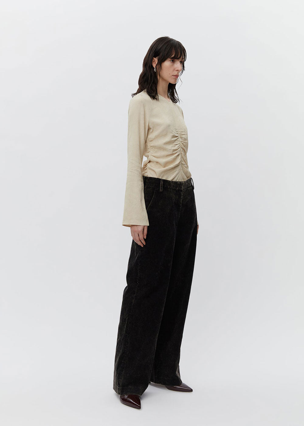 Jade Corduroy Trousers - Domino Style