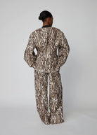 Leopard Jacquard Blazer - Domino Style