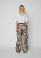 Leopard Jacquard Pants - Domino Style