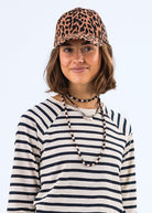 OakLL Cap - Leopard Print - Domino Style