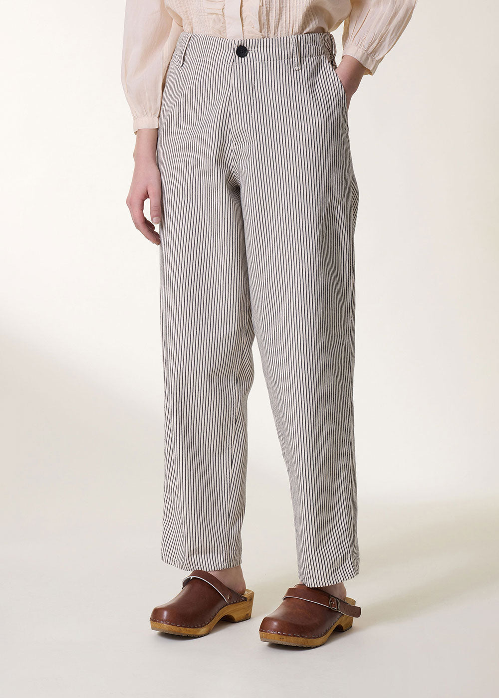 Armina Stripe Trousers - Domino Style