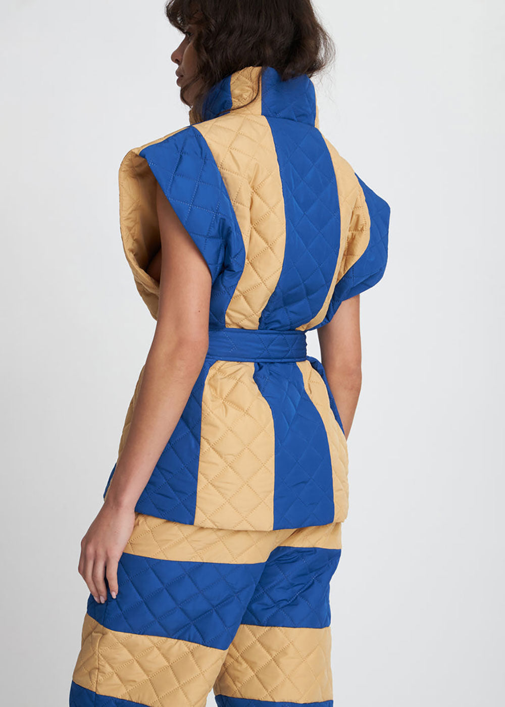 Quilted Vest - Domino Style