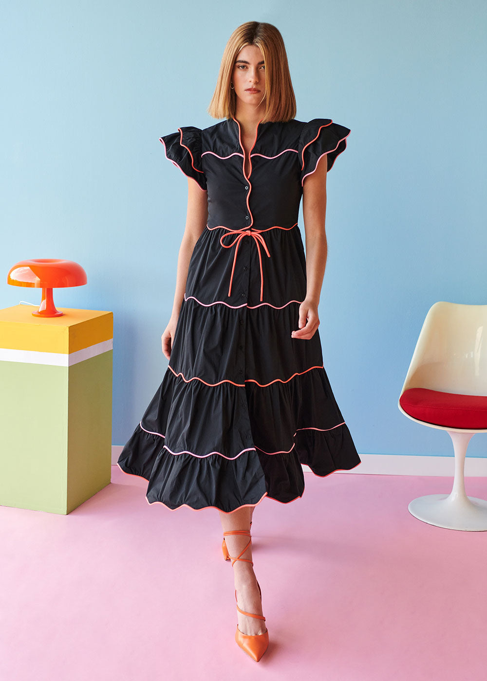 Baba Voyager Dress - Black - Domino Style