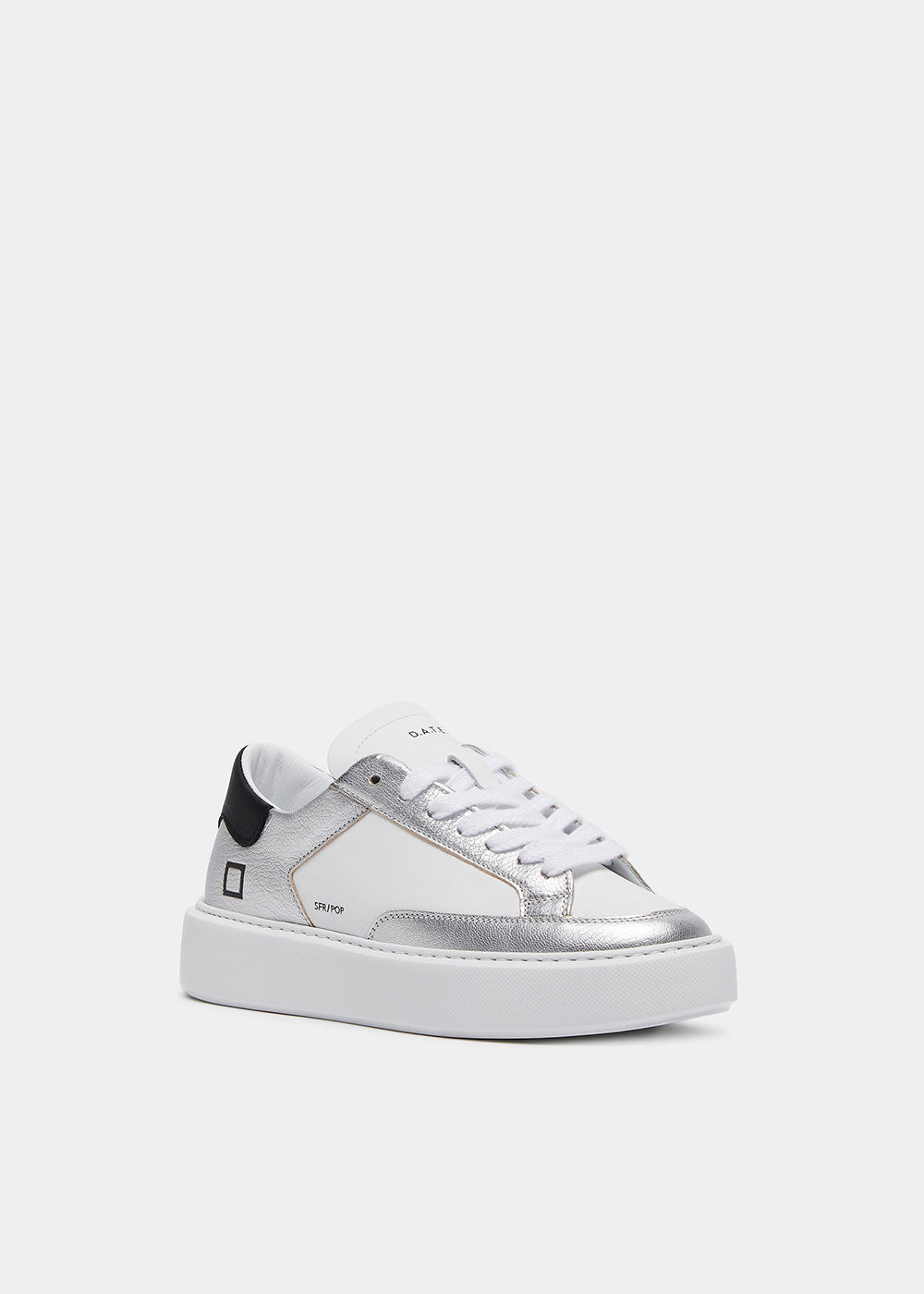 Sfera Pop Sneakers - White Silver - Domino Style