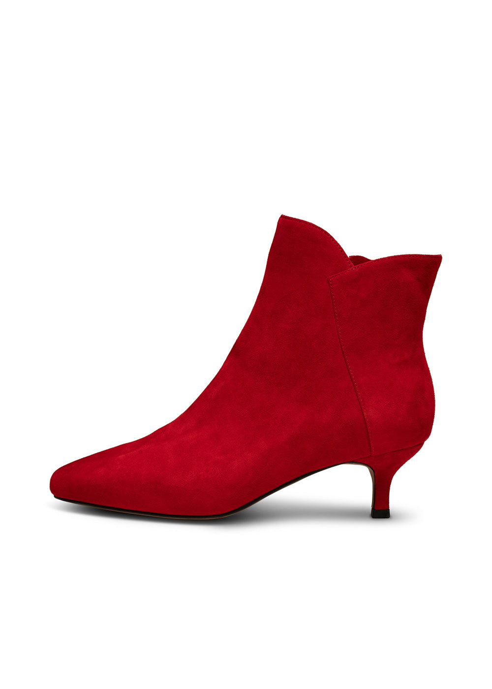 Saga Suede Boot Fire Red