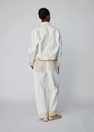 Two-Toned Cotton Jacket - Domino Style