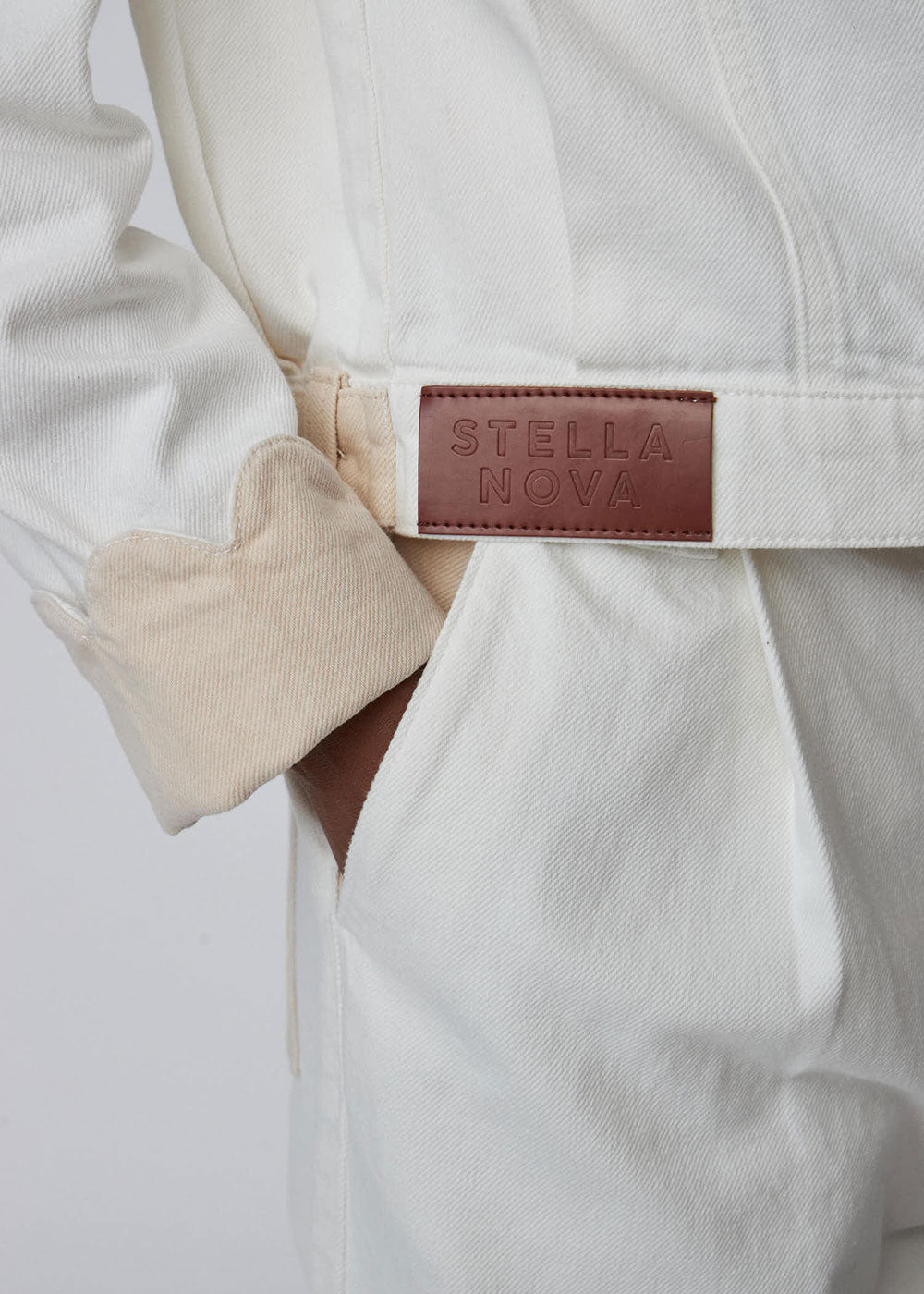 Two-Toned Cotton Jacket - Domino Style