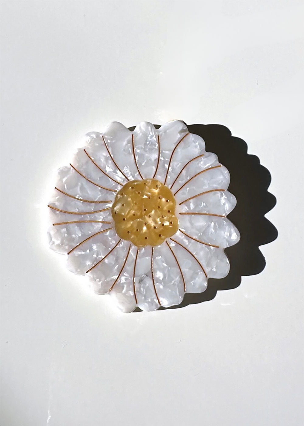 Daisy Compact Mirror - Domino Style