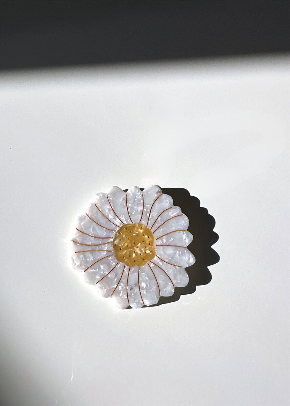 Daisy Compact Mirror - Domino Style