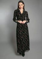 Aleanna Devore Maxi Dress - Domino Style