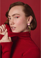 Arcade Earrings - Blue - Domino Style
