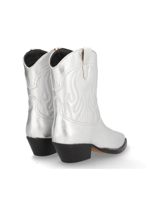 Cowboy Boot - Silver - Domino Style