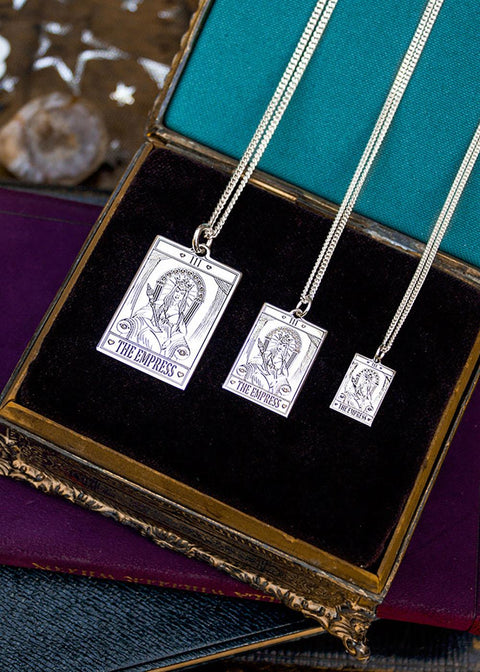 The Empress Tarot Necklace - Small - Domino Style