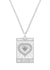The Lovers Tarot Necklace - Medium - Domino Style