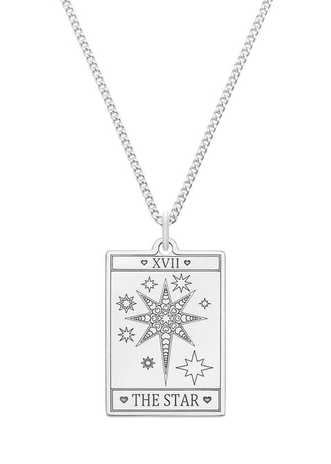 The Star Tarot Necklace - Small - Domino Style