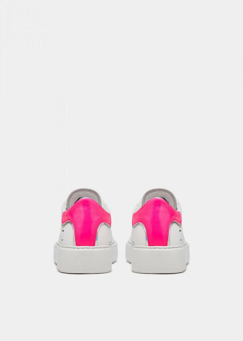 Sfera Fluo White-Fuxia Sneakers - Domino Style
